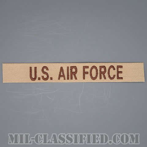 U.S.AIR FORCE [デザート/空軍ネームテープ/パッチ]の画像