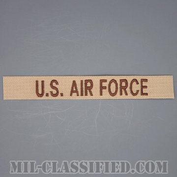 U.S.AIR FORCE [デザート/空軍ネームテープ/パッチ]の画像
