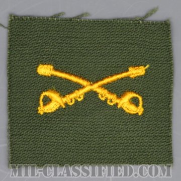 騎兵科章（Cavalry Branch Insignia）[カラー/兵科章/パッチ/1点物]の画像