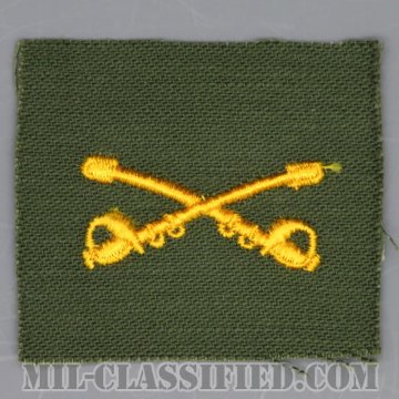 騎兵科章（Cavalry Branch Insignia）[カラー/兵科章/パッチ/1点物]の画像