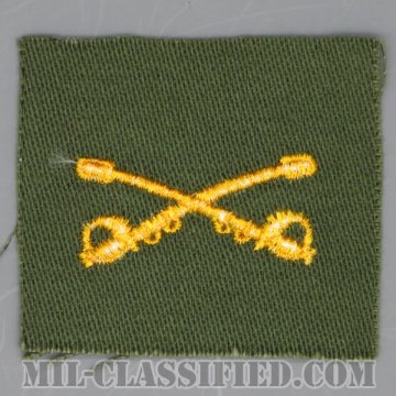 騎兵科章（Cavalry Branch Insignia）[カラー/兵科章/パッチ/1点物]の画像