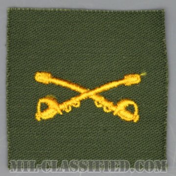 騎兵科章（Cavalry Branch Insignia）[カラー/兵科章/パッチ/1点物]の画像