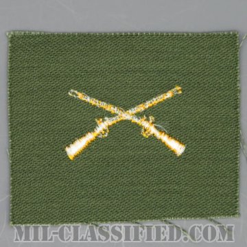 歩兵科章（Infantry Branch Insignia）[カラー/兵科章/パッチ/1点物]の画像