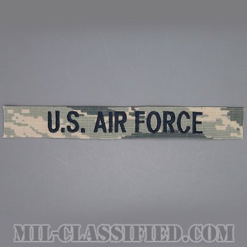 U.S.AIR FORCE [ABU/ブルー刺繍/空軍ネームテープ/生地テープパッチ]画像