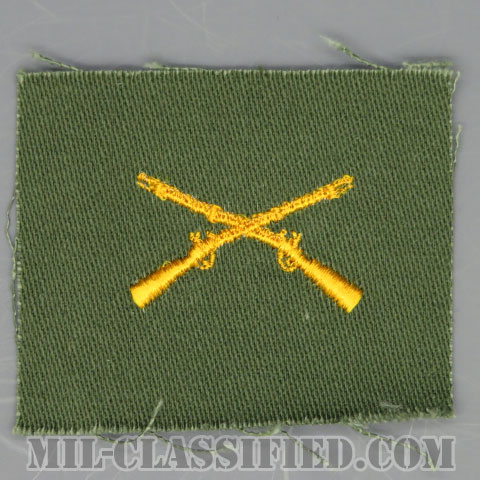 歩兵科章（Infantry Branch Insignia）[カラー/兵科章/パッチ/1点物]の画像