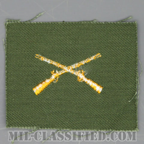 歩兵科章（Infantry Branch Insignia）[カラー/兵科章/パッチ/1点物]の画像