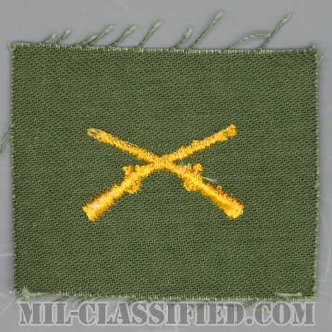 歩兵科章（Infantry Branch Insignia）[カラー/兵科章/パッチ/1点物]の画像