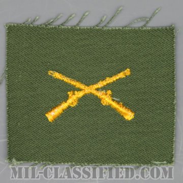 歩兵科章（Infantry Branch Insignia）[カラー/兵科章/パッチ/1点物]の画像