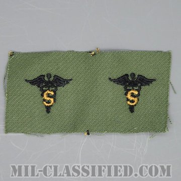 専門医科章（Medical Specialist Corps）[サブデュード/1960s/コットン100％/パッチ/ペア（2枚1組）]の画像