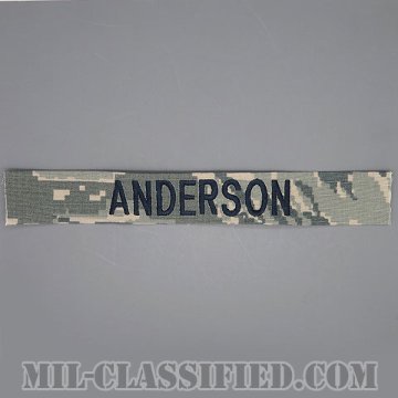 ANDERSON [ABU/ブルー刺繍/空軍ネームテープ/生地テープパッチ]画像