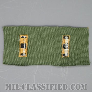 准尉長 (CW2)（Chief Warrant Officer 2）[サブデュード/階級章（1956-1972）/パッチ/ペア（2枚1組）]の画像