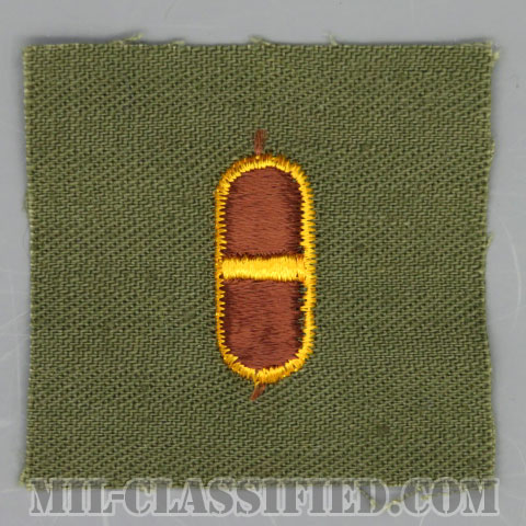 下級准尉（Warrant Officer Junior Grade）[カラー/HBT生地/階級章（1941-1956）/パッチ]の画像