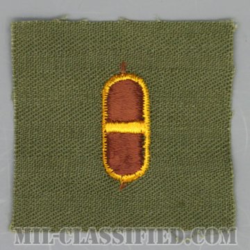 下級准尉（Warrant Officer Junior Grade）[カラー/HBT生地/階級章（1941-1956）/パッチ]の画像