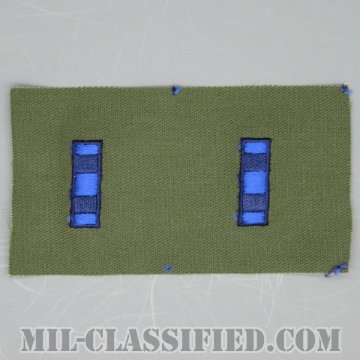 准尉長 (CW2)（Chief Warrant Officer 2）[サブデュード/空軍階級章（1956-1991）/パッチ/ペア（2枚1組）]の画像