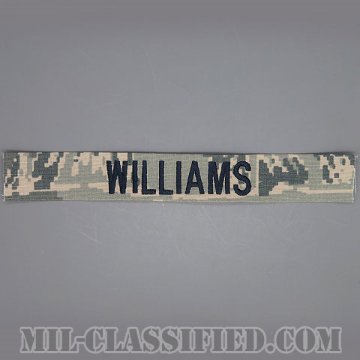 WILLIAMS [ABU/ブルー刺繍/空軍ネームテープ/生地テープパッチ]画像
