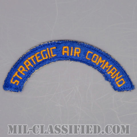 戦略航空軍団タブ（Strategic Air Command Tab）[カラー/カットエッジ/パッチ/中古1点物]の画像
