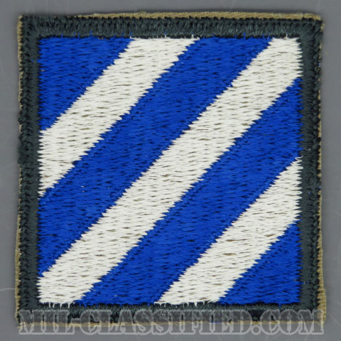 第3歩兵師団（3rd Infantry Division）[カラー/カットエッジ/パッチ/1点物]の画像