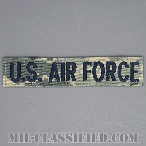 U.S.AIR FORCE [ABU/ブルー刺繍/空軍ネームテープ/ベルクロ付パッチ]の画像