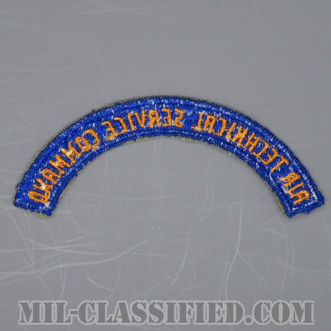 航空技術サービス軍団タブ（AAF, Air Technical Service Command Tab）[カラー/カットエッジ/パッチ/1点物]の画像