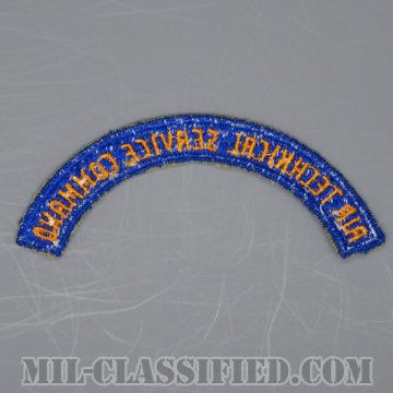 航空技術サービス軍団タブ（AAF, Air Technical Service Command Tab）[カラー/カットエッジ/パッチ/1点物]の画像