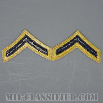 一等兵 (戦闘員)（Private First Class (PFC) Combat）[カットエッジ/階級章（1948-1951）/パッチ/ペア（2枚1組）]の画像