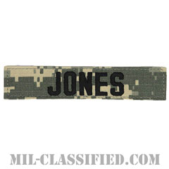 JONES [UCP（ACU）/ブラック刺繍/ネームテープ/ベルクロ付パッチ]の画像