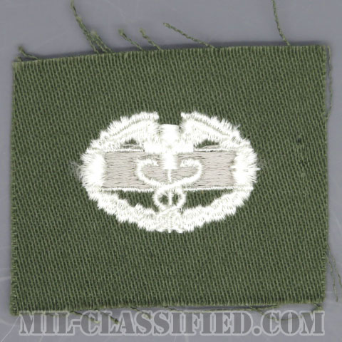 戦闘医療章 (ファースト)（Combat Medical Badge (CMB), First Award）[カラー/パッチ/1点物]の画像