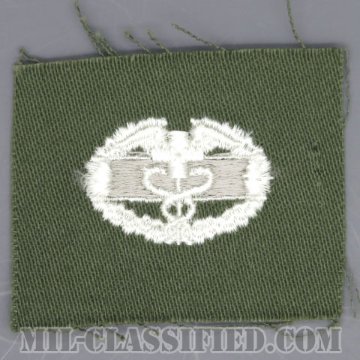 戦闘医療章 (ファースト)（Combat Medical Badge (CMB), First Award）[カラー/パッチ/1点物]の画像