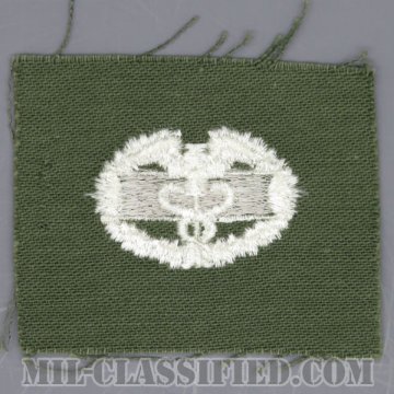 戦闘医療章 (ファースト)（Combat Medical Badge (CMB), First Award）[カラー/パッチ/1点物]の画像
