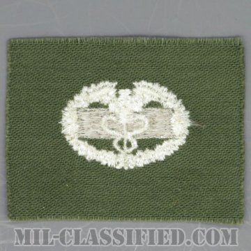 戦闘医療章 (ファースト)（Combat Medical Badge (CMB), First Award）[カラー/パッチ/1点物]の画像
