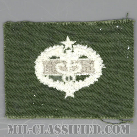戦闘医療章 (サード)（Combat Medical Badge (CMB), Third Award）[カラー/パッチ/1点物]の画像