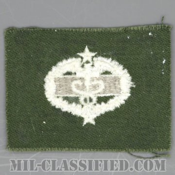 戦闘医療章 (サード)（Combat Medical Badge (CMB), Third Award）[カラー/パッチ/1点物]の画像