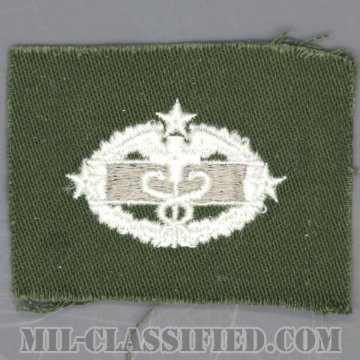 戦闘医療章 (フォース)（Combat Medical Badge (CMB), Fourth Award）[カラー/パッチ/1点物]の画像