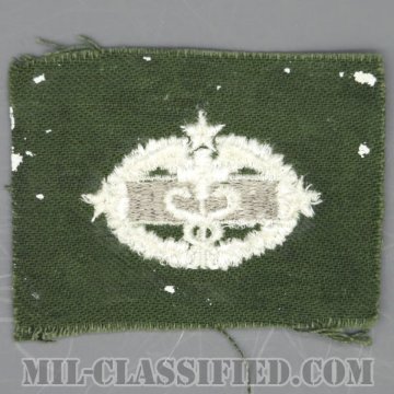 戦闘医療章 (フォース)（Combat Medical Badge (CMB), Fourth Award）[カラー/パッチ/1点物]の画像