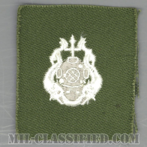 潜水員章 (最上級)（Diver Badge, Master）[カラー/パッチ/1点物]の画像