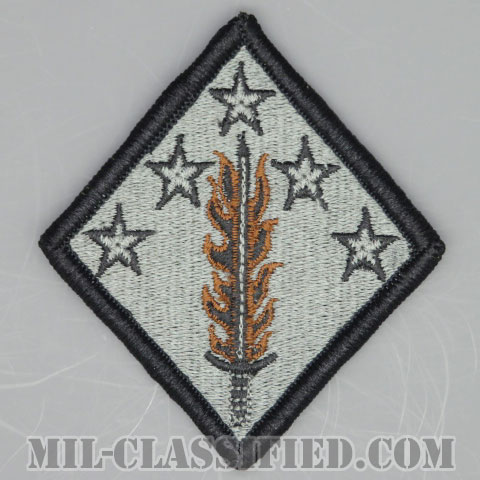 第20シーバーン（テロ災害対策）コマンド（20th CBRNE Command）[UCP（ACU）/メロウエッジ/ベルクロ付パッチ/中古1点物]の画像