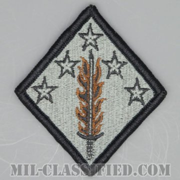 第20シーバーン（テロ災害対策）コマンド（20th CBRNE Command）[UCP（ACU）/メロウエッジ/ベルクロ付パッチ/中古1点物]の画像