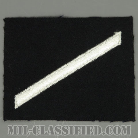 二等水兵（水兵）（Seaman Recruit）[ネイビーブルー/腕章（Rating Badge）/海軍階級章（1948-）/パッチ/1点物]の画像