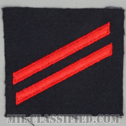 一等水兵（機関兵）（Fireman Apprentice）[ネイビーブルー/腕章（Rating Badge）/海軍階級章（1948-）/パッチ/1点物]の画像