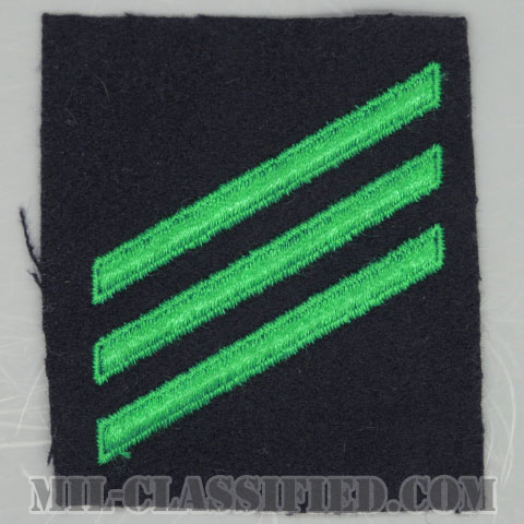 上等水兵（空兵）（Seaman, Airman）[ネイビーブルー/腕章（Rating Badge）/海軍階級章（1948-）/パッチ/1点物]の画像