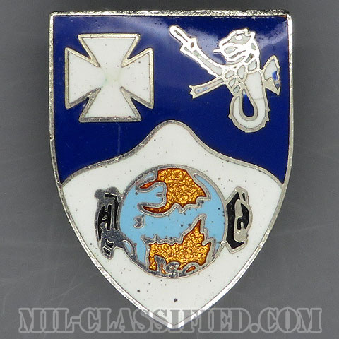 第23歩兵連隊（23rd Infantry Regiment）[カラー/クレスト（Crest・DUI・DI）バッジ（ピンバック）/中古1点物]の画像