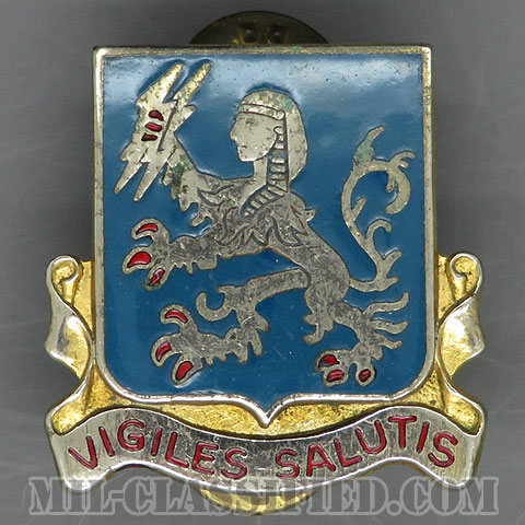 陸軍保安局学校（Army Security Agency School）[カラー/クレスト（Crest・DUI・DI）バッジ/1950s/中古1点物]の画像