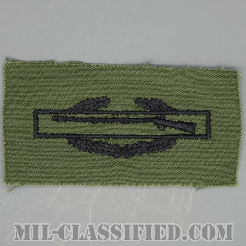 戦闘歩兵章 (ファースト)（Combat Infantryman Badge (CIB), First Award）[サブデュード/1960s/コットン100％/パッチ/1点物]の画像