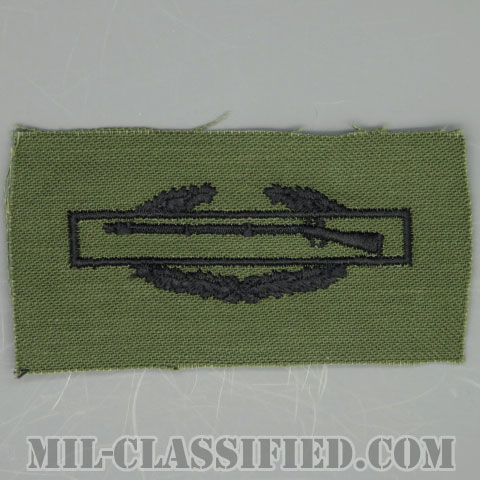 戦闘歩兵章 (ファースト)（Combat Infantryman Badge (CIB), First Award）[サブデュード/1960s/コットン100％/パッチ/1点物]の画像