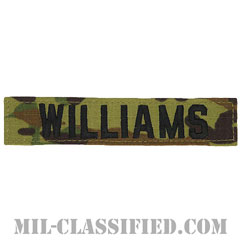 WILLIAMS [OCP（7C）/ブラック刺繍/ネームテープ/ベルクロ付パッチ]の画像