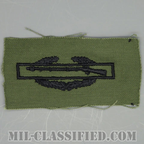 戦闘歩兵章 (ファースト)（Combat Infantryman Badge (CIB), First Award）[サブデュード/1960s/コットン100％/パッチ/1点物]の画像