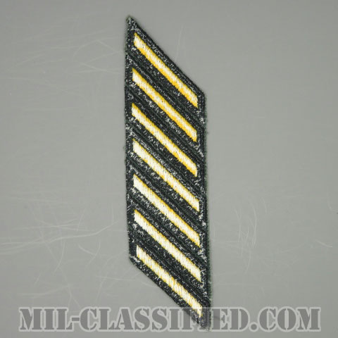 年功章 7連(勤続21年)（Service Stripe）[カラー（グリーン）/カットエッジ/男性用/パッチ/中古1点物]の画像