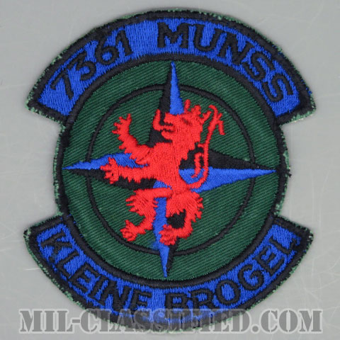 第7361弾薬支援隊（7361st Munitions Support Squadron）[サブデュード/カットエッジ/パッチ/中古1点物]の画像