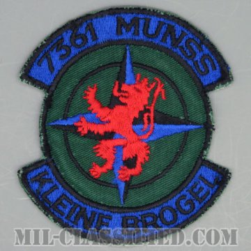 第7361弾薬支援隊（7361st Munitions Support Squadron）[サブデュード/カットエッジ/パッチ/中古1点物]の画像