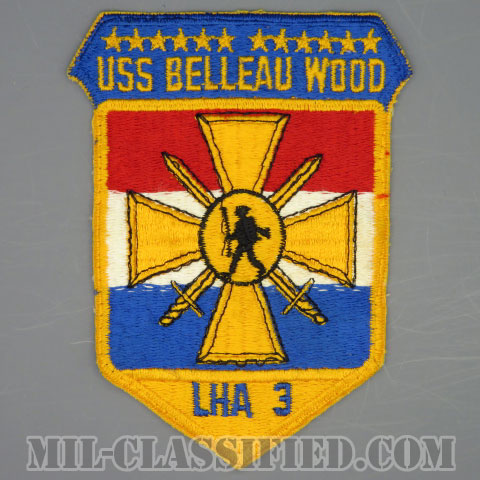 ベロー・ウッド強襲揚陸艦（USS Belleau Wood, LHA-3）[カラー/カットエッジ/パッチ/中古1点物]の画像